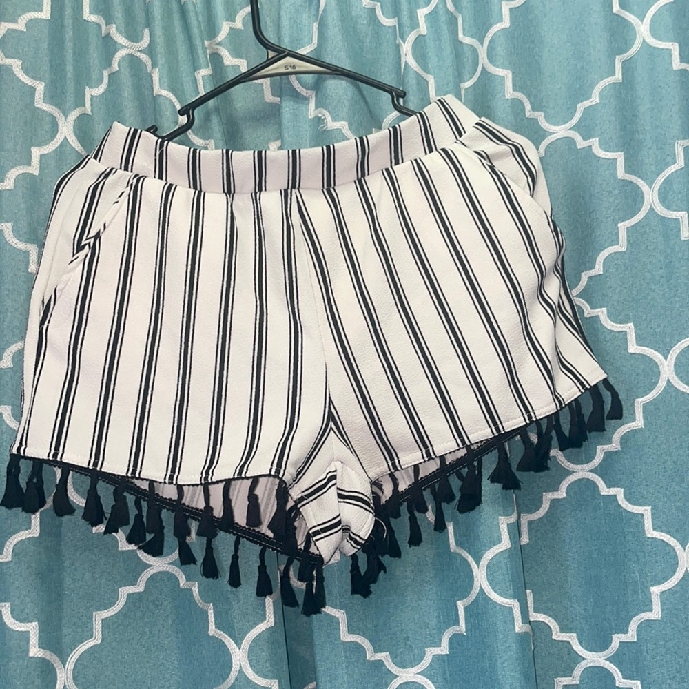 Black & White Shorts